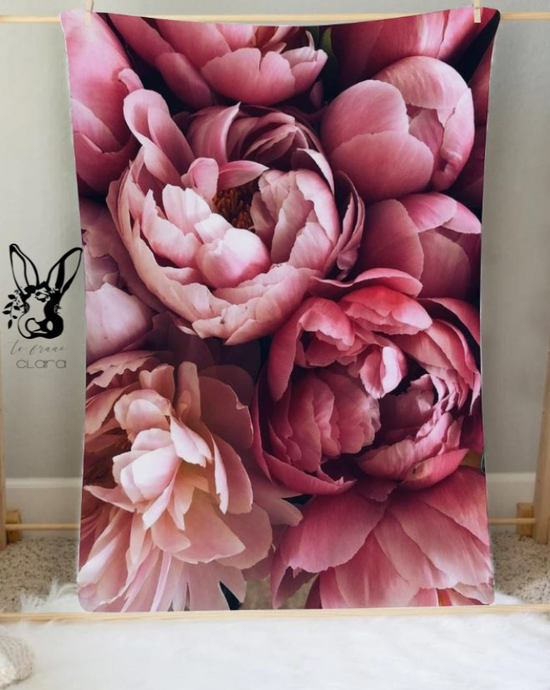 Peonies Blanket