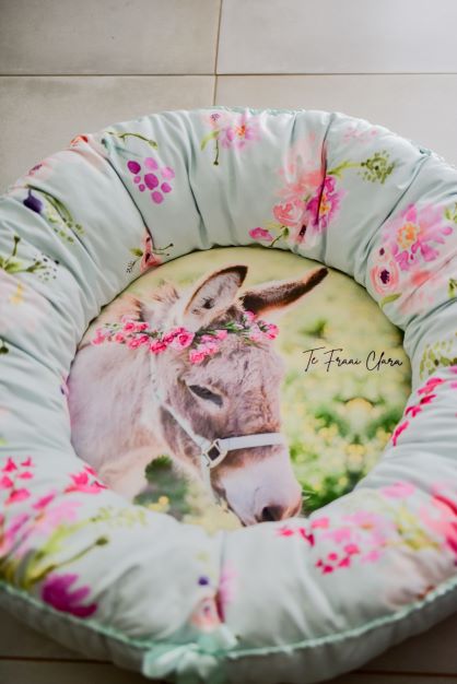 Floral Donkey Play Donut